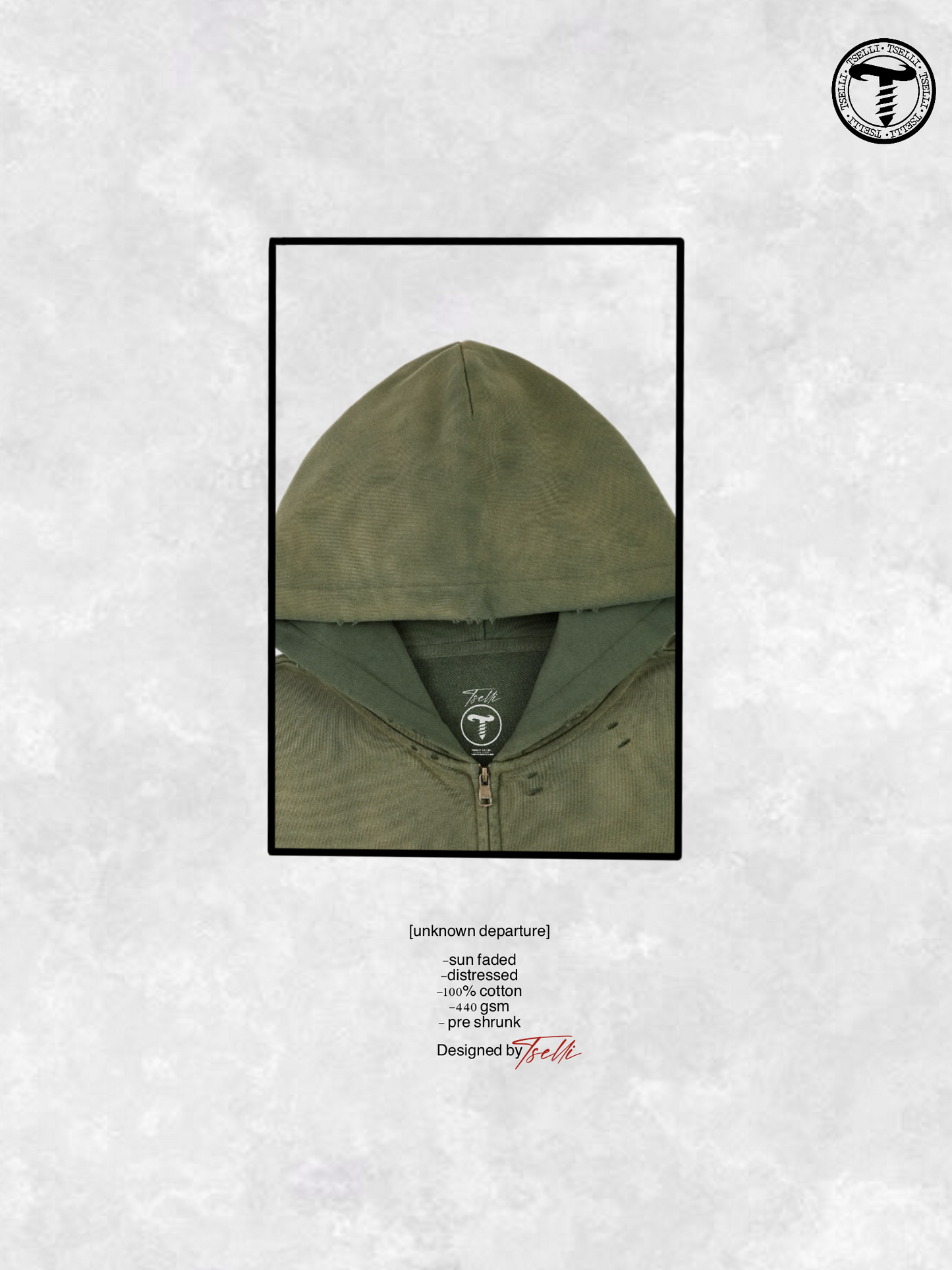 [unknown departure] zip up