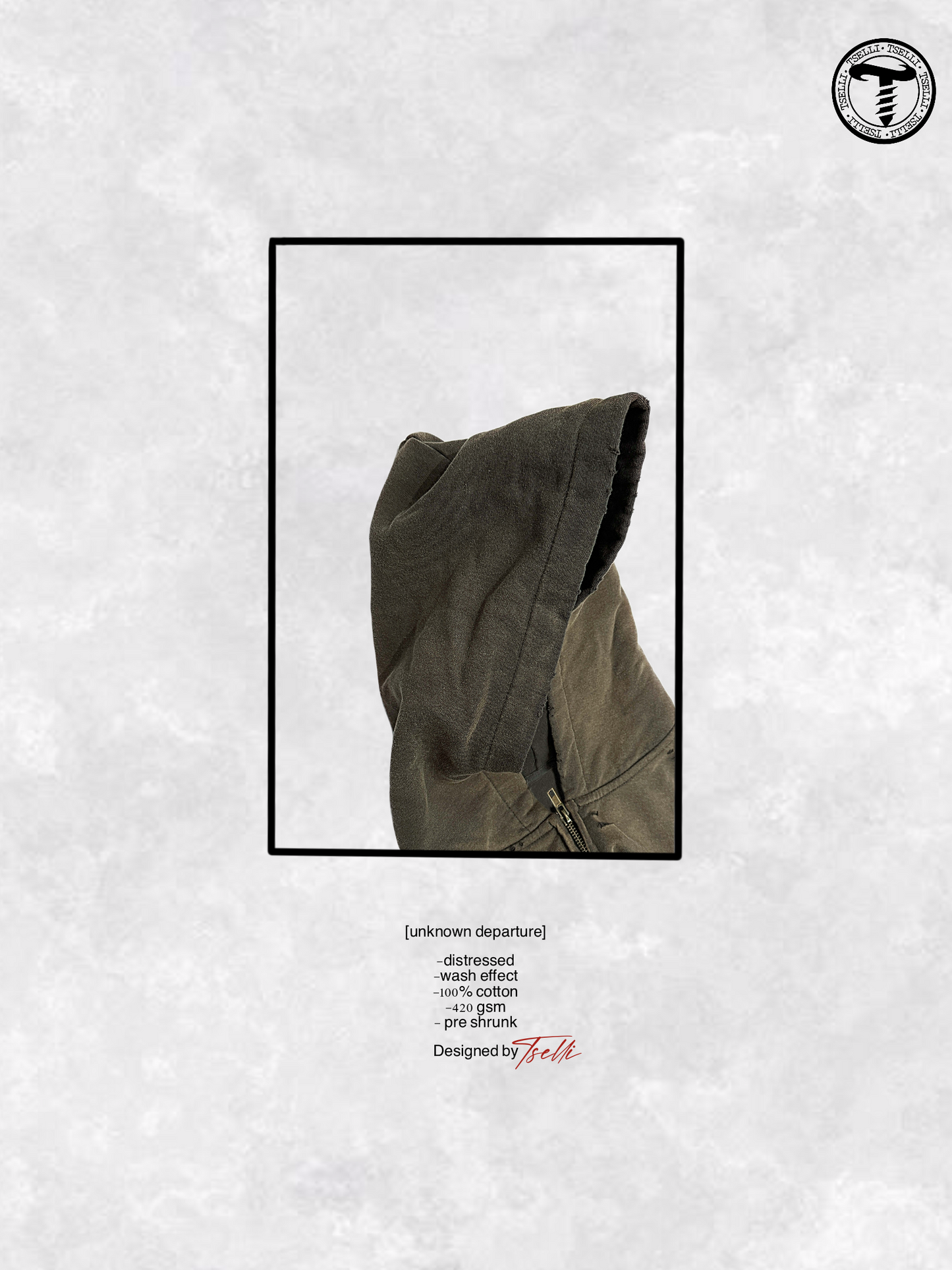[unknown departure] zip up