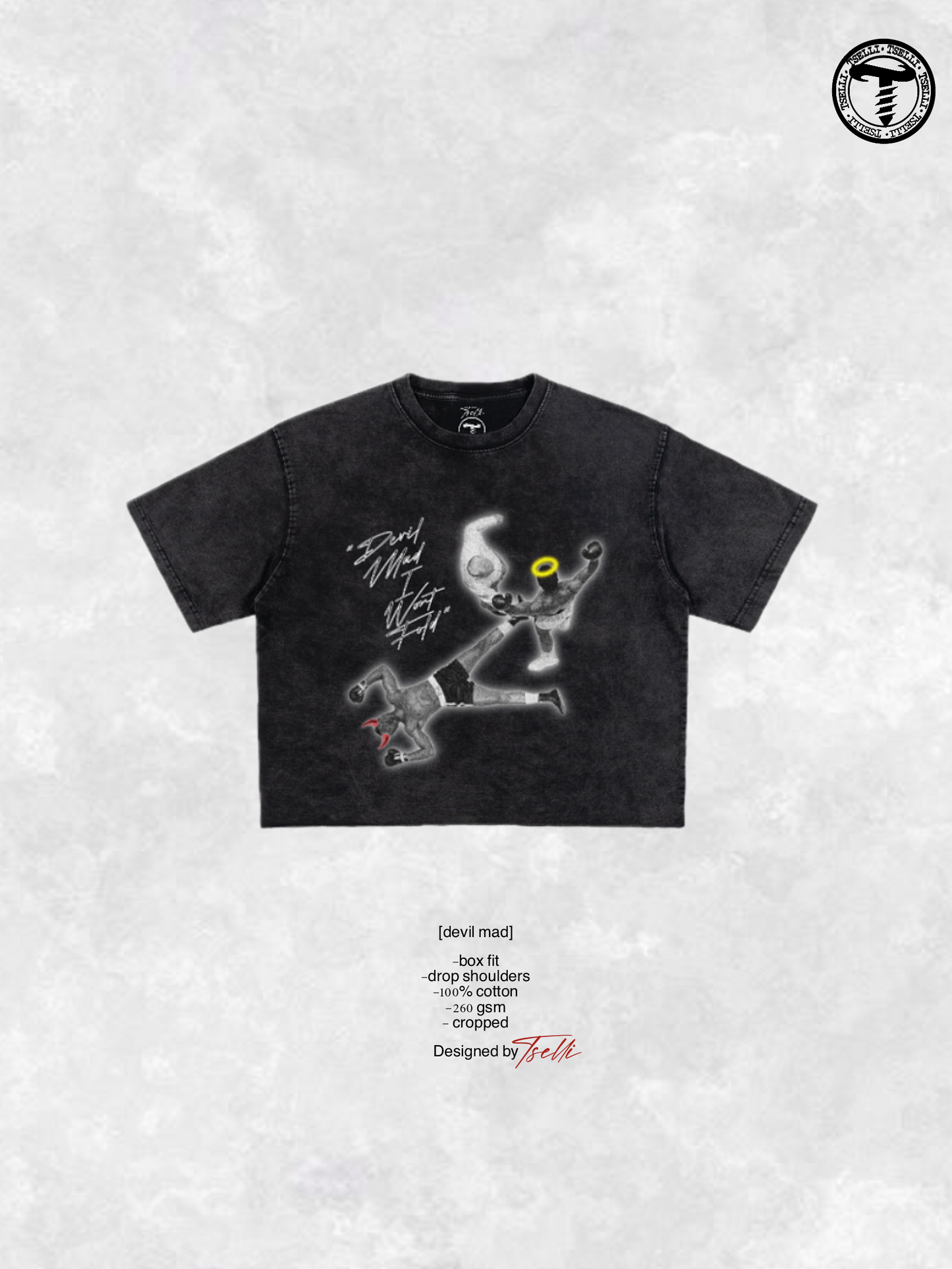 [devil mad] tee