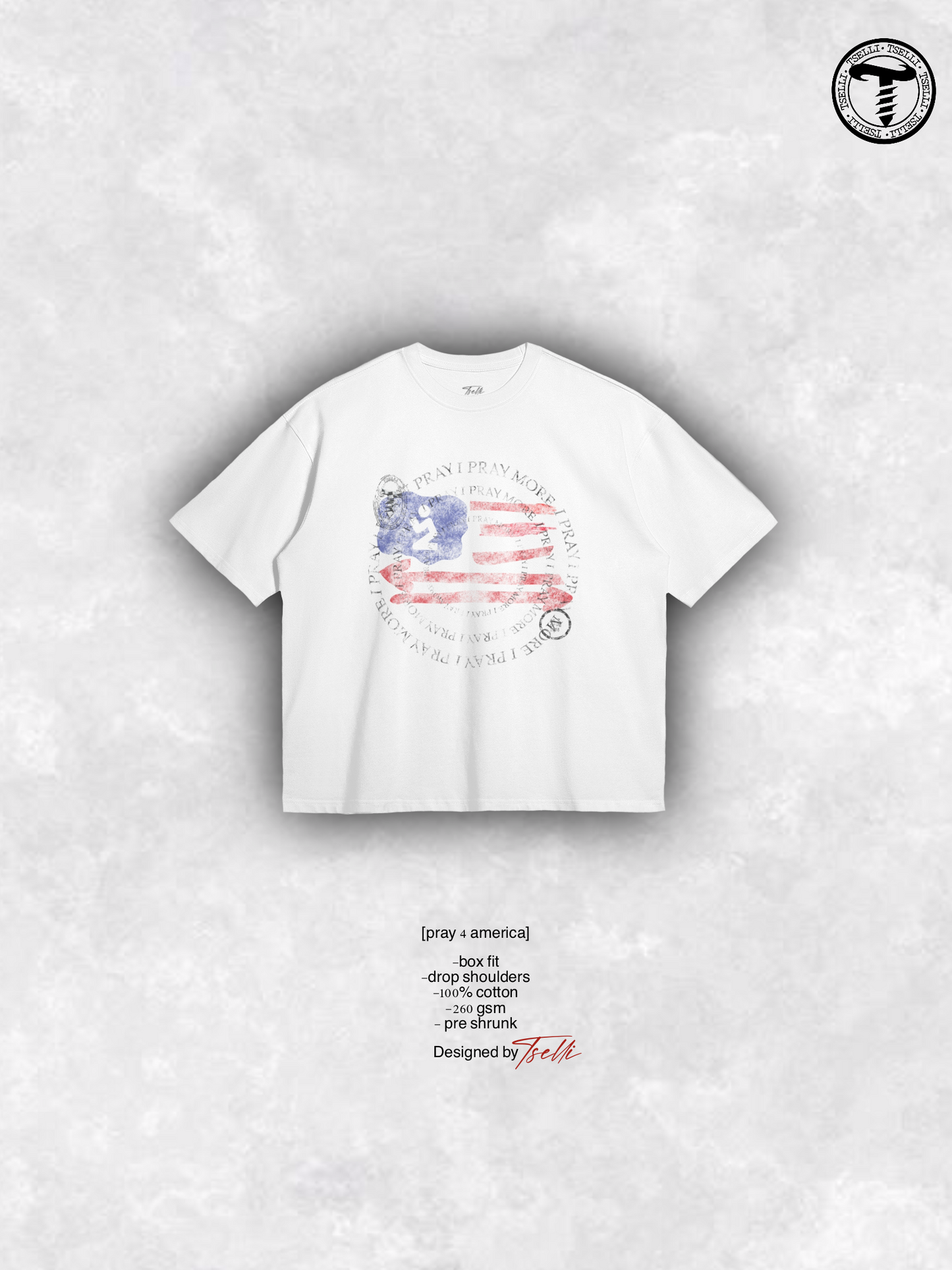 [pray 4 america] tee