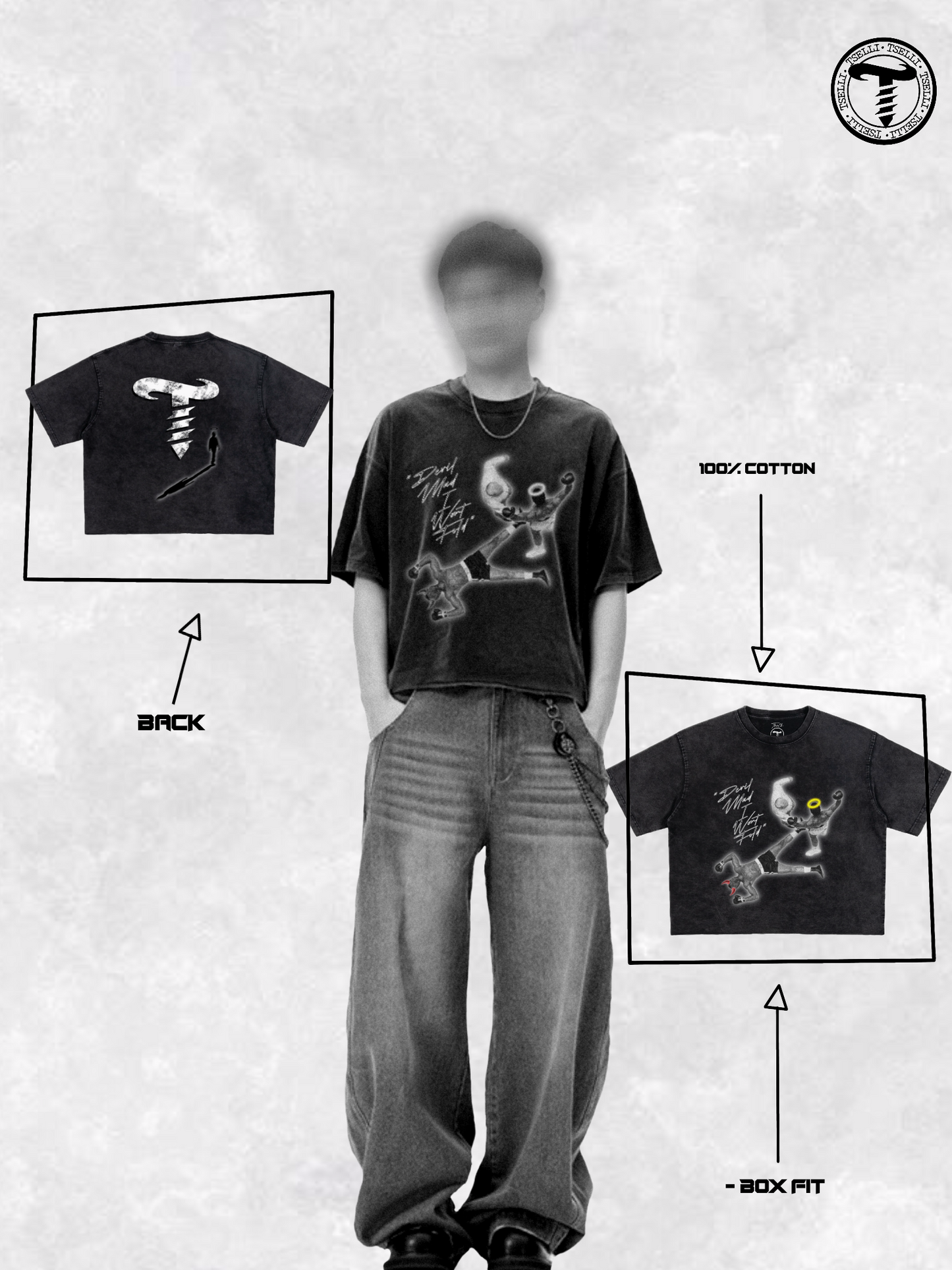[devil mad] tee