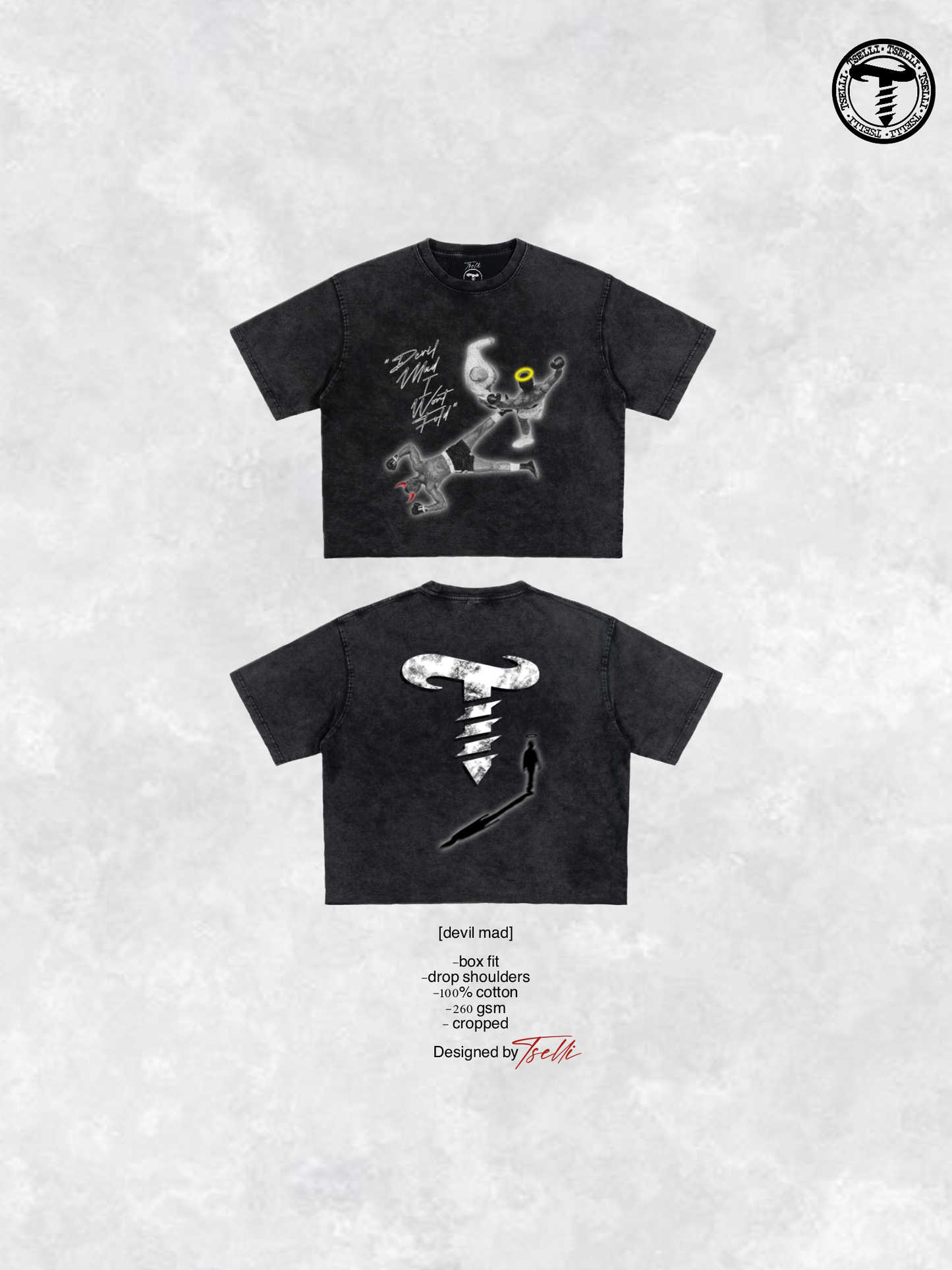 [devil mad] tee
