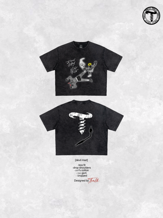 [devil mad] tee