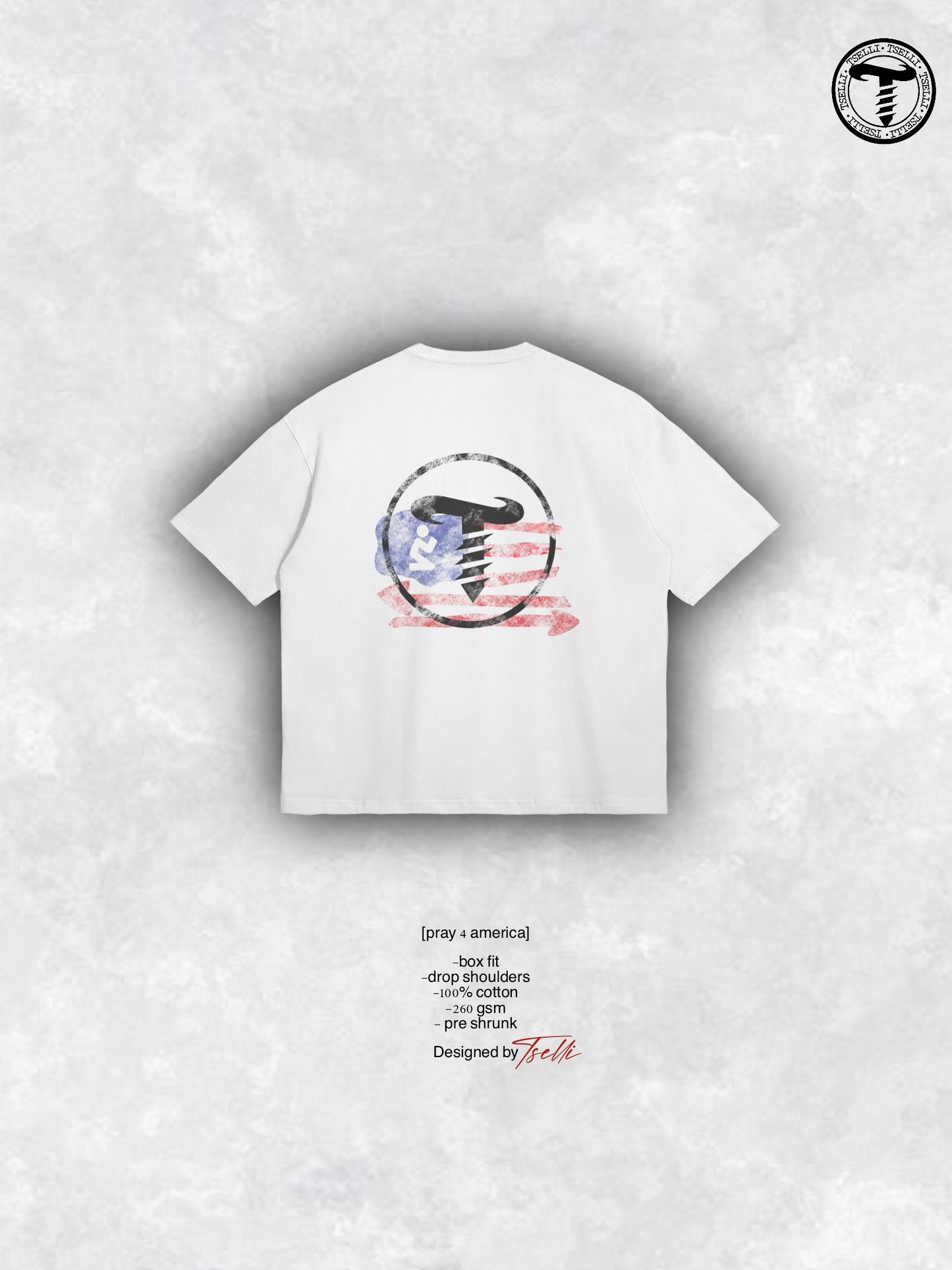 [pray 4 america] tee