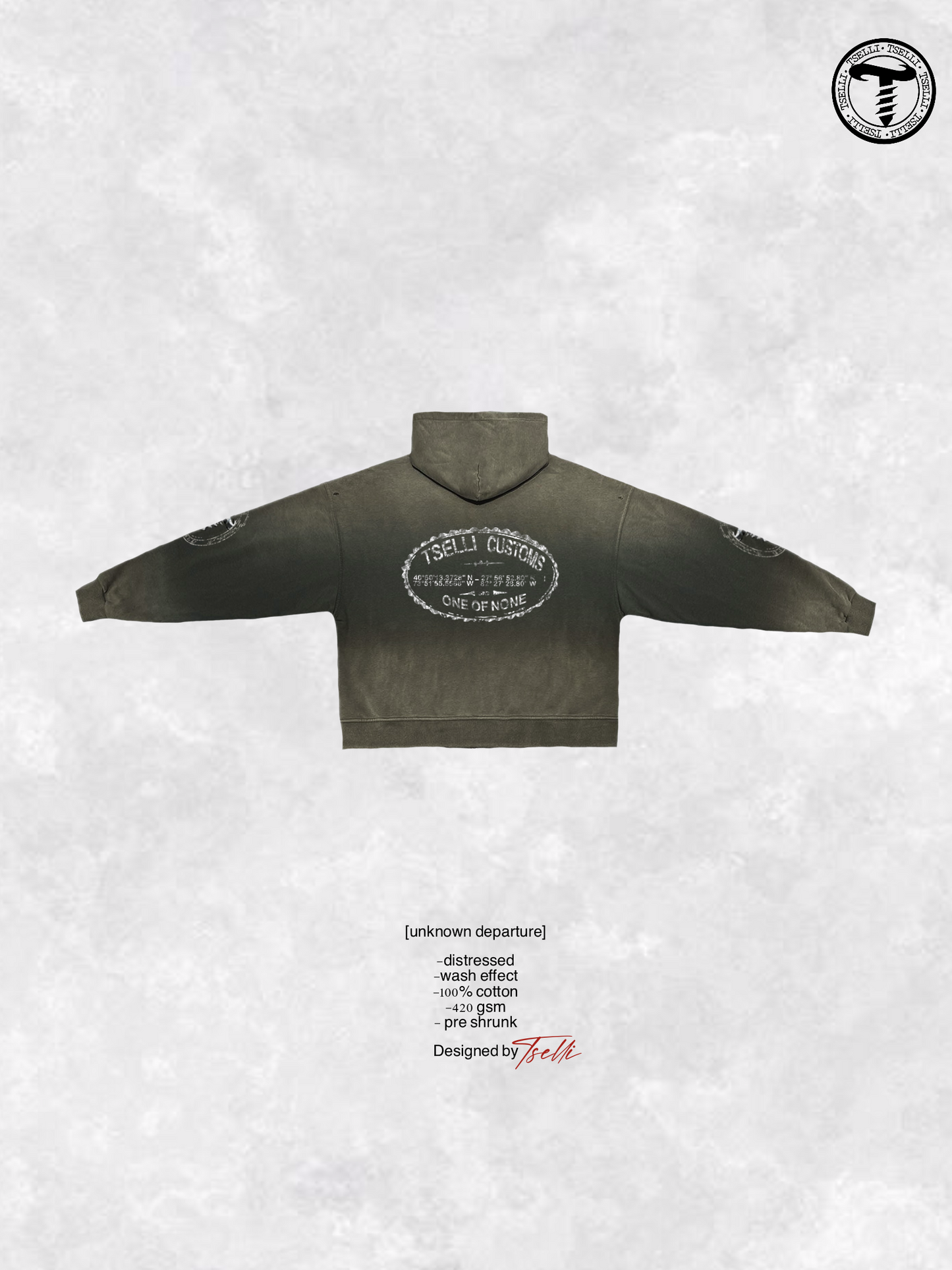 [unknown departure] zip up