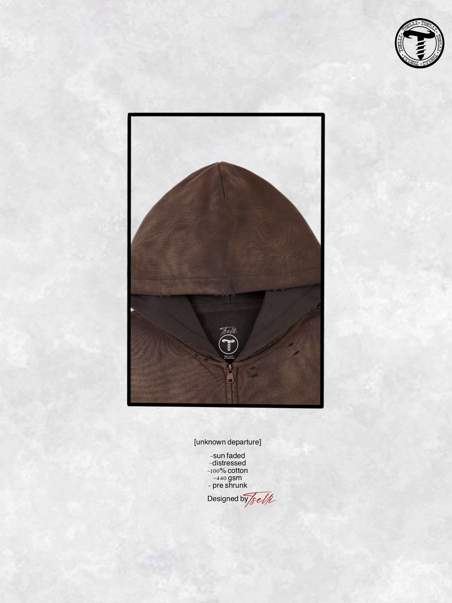 [stamped & delivered] zip up